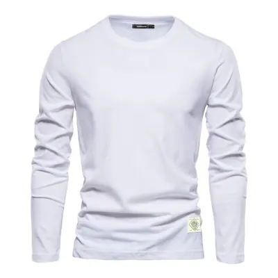 Image de T-Shirt Homme Coton 100% Manches Longues - Style Classique & Confortable