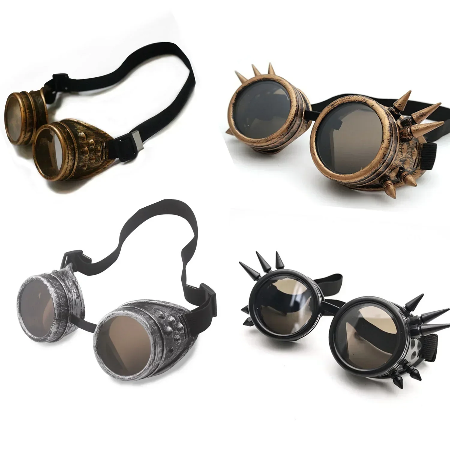 Imagen de Gafas Steampunk Retro para Motocicleta