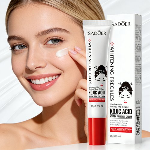 Image of Natural Kojic Acid & Retinol Eye Cream with Sadoer Extract – Anti-Dark Circles, Reduces Puffiness, Hydrates and Firms Under-Eye Skin