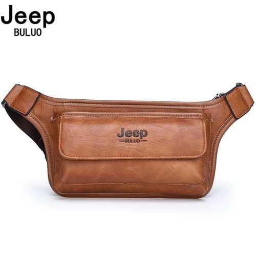 Immagine di Marsupio Uomo in Pelle – Borsa da Cintura con Tasche Pratiche