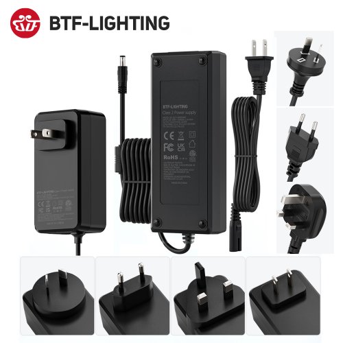 Zdjęcie Zasilacz LED DC 24V z przetwornicą AC 100-240V, 1A, 2A, 3A, 4A, 5A – uniwersalny adapter do taśmy LED WS2814, WS2805, COB i FCOB