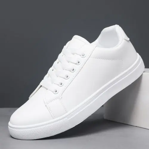 Image de Baskets Hommes Confortables - Blanc & Noir