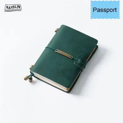 Image de Carnet de Voyage en Cuir Véritable - A5, 7 Couleurs & 4 Tailles