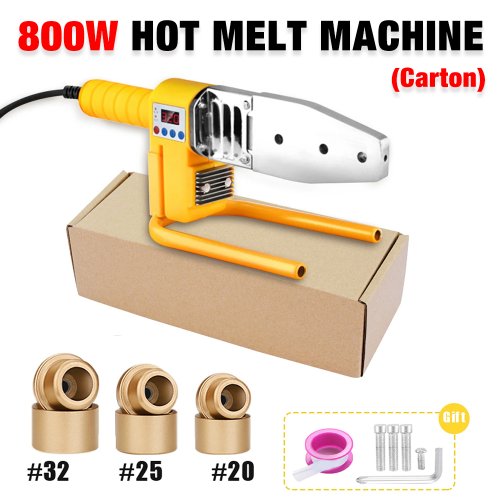 Immagine di Saldatrice per tubi 800/1000 W, saldatrice per tubi 220 V PB/PP/PE/PPR, strumenti per saldare plasti...