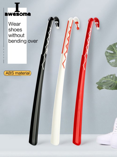 Afbeelding van Lange Schoenlepel - Professionele ABS Plastic Schoenlifter