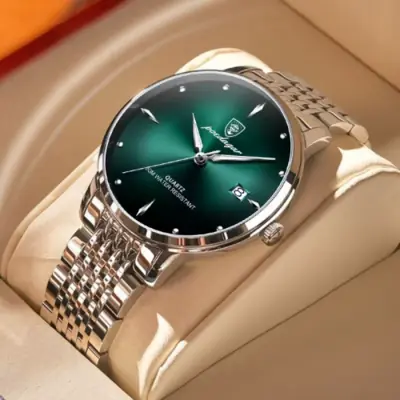 Image de Montre Homme Luxe Sport Étanche - Acier Inoxydable & Lumineuse