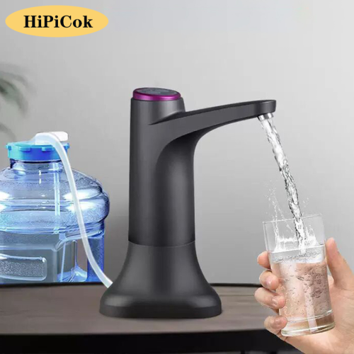 Imagen de Bomba de agua HiPiCok, dispensador de agua de 19 litros para botella, Mini USB, bomba de botella de galón de agua eléctrica automática, dispensador de bebidas