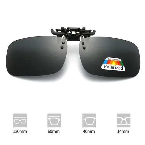 Immagine di Clip per occhiali da sole polarizzati Clip per occhiali Guida Occhiali per visione notturna UV400 To...