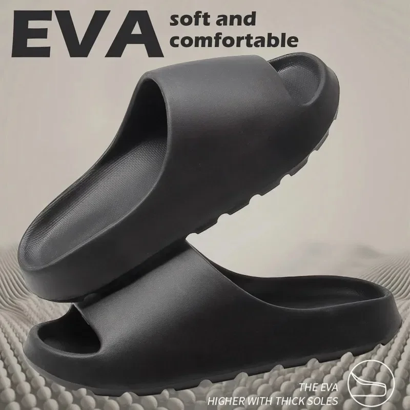 Imagen de Zapatos de Verano para Hombre - Zapatillas de Baño Antideslizantes de EVA, Informales y Cómodas para Interiores, Alta Calidad y Diseño Moderno