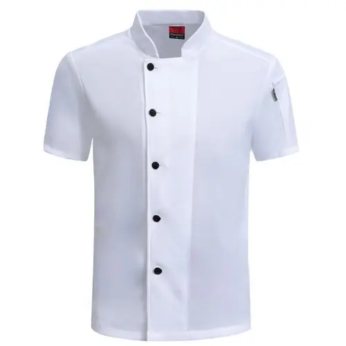 Image de Uniforme de Chef Respirant - Manches Courtes