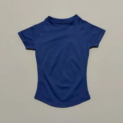 Image de Justaucorps de Yoga Sans Couture pour Femmes - T-Shirt de Sport Respirant