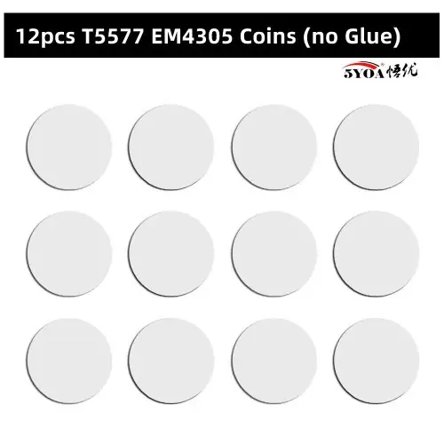 12pcs no Glue Coins