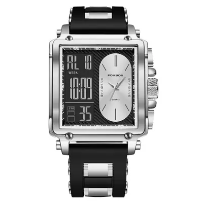 Image de Montre Homme Numérique Sportive Étanche - Style Carré Luxe