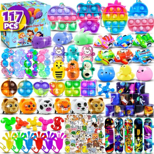 Imagen de Juguetes Pop Fidget - Pack de 117 Unidades para Fiestas