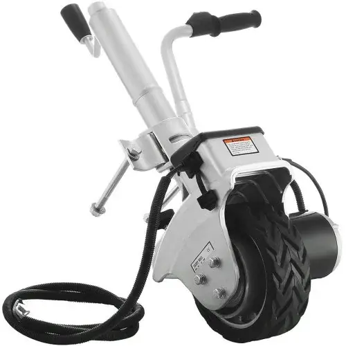 Image de Roue Jockey Électrique 350W - Motorisée pour Caravane, Bateau, Remorque