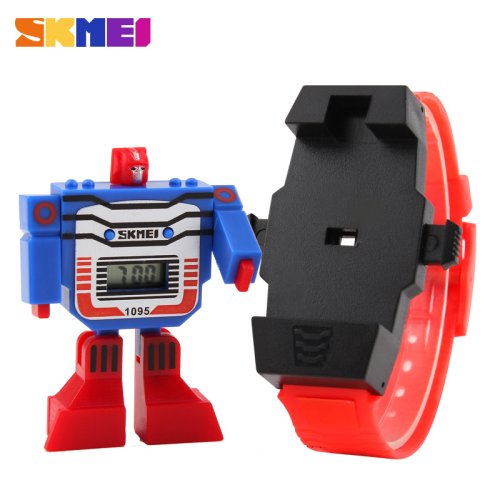 Immagine di Orologio Digitale per Bambini Skmei - Design Robot Trasformabile