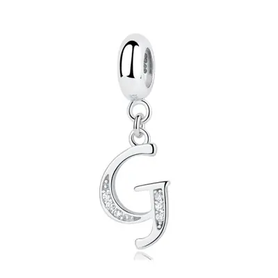 Image de Breloques Lettres A-Z en Argent Sterling 925