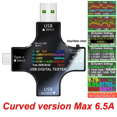 Image de Testeur USB Multifonction avec Écran TFT Couleur