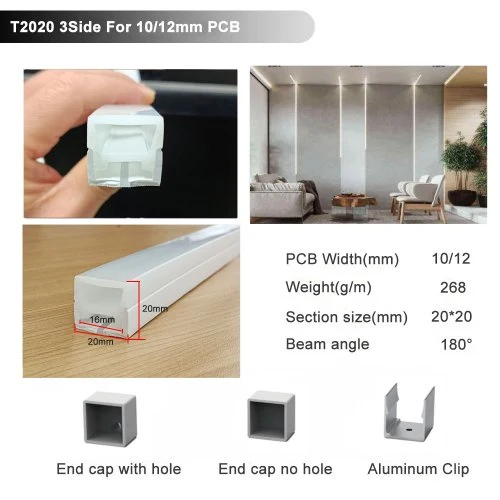 T2020 3Side voor 12mm