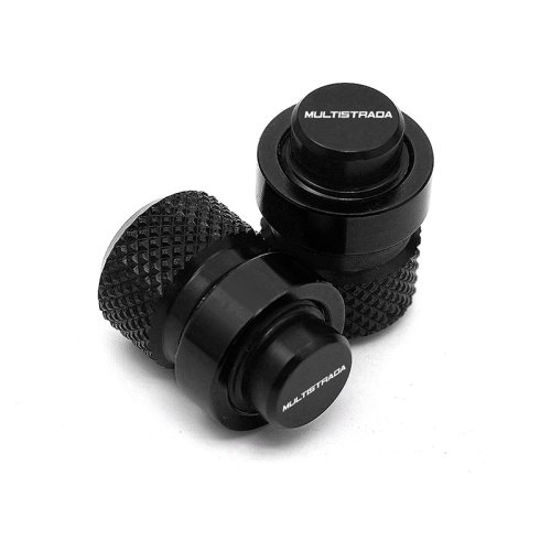 2 Black Valve Caps