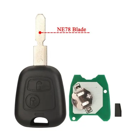 Image de Clé de voiture à distance 433MHz pour Citroën, Peugeot, Toyota