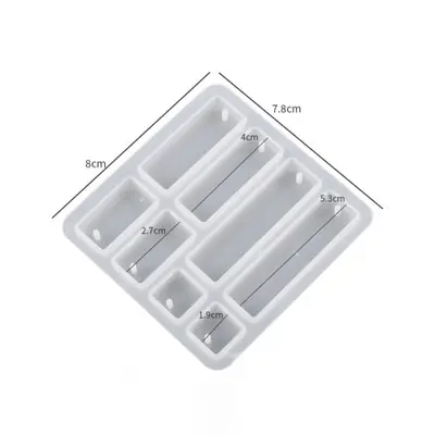 Image de Moule Silicone Rond pour Pendentifs en Résine Époxy