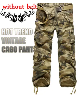 Image de Pantalon Cargo Camouflage Homme - 7 Couleurs
