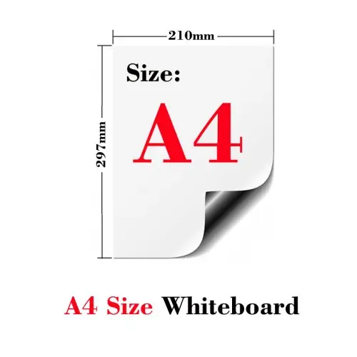 Image de Tableau Blanc Magnétique A4 pour Réfrigérateur