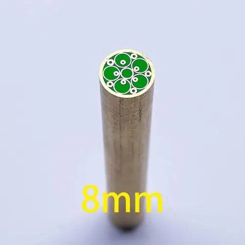 1 pièce vert 8 mm