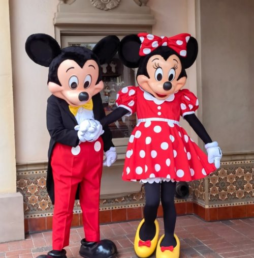 Zdjęcie Nowy, uroczy strój maskotki Myszka Miki dla chłopca i Myszka Minnie dla dziewczynki – kolorowy kostium z kreskówki, idealny na imprezy i Halloween