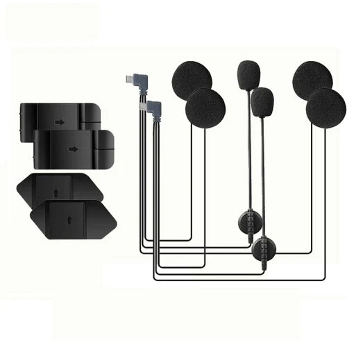 Auriculares y clip x2 piezas