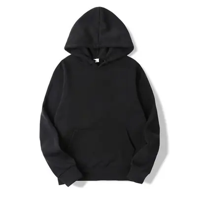 Image de Sweat à Capuche Unisexe Noir - Style Décontracté & Surdimensionné