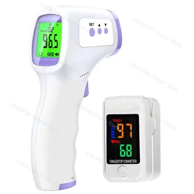 Image de Thermomètre Numérique Infrarouge avec Alarme