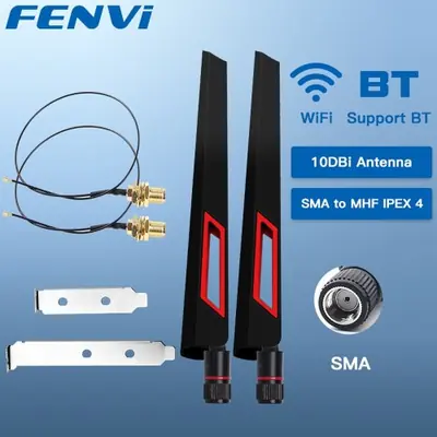 Image de Kit Antennes WiFi AX210 10dBi - Boostez Votre Connexion