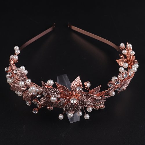 Image de Bandeau de Mariée Élégant en Strass et Cristal