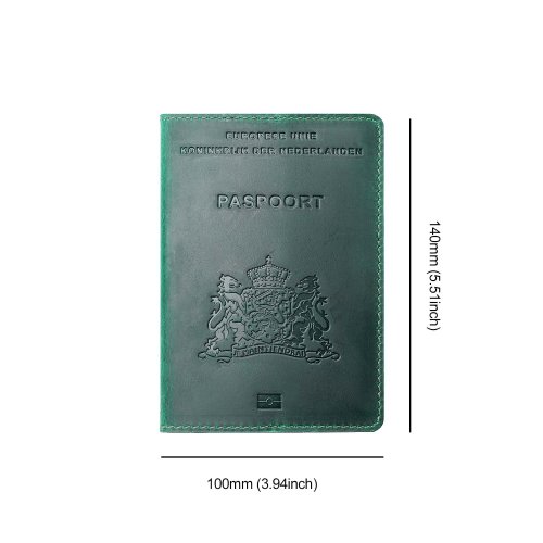 Image de Porte-Passeport en Cuir Vintage - Élégant & Pratique