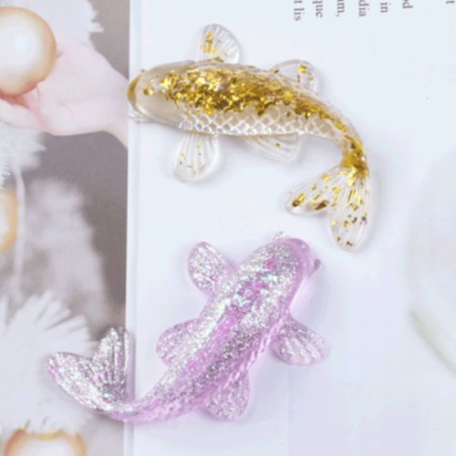 Imagen de Molde de Silicona Transparente en Forma de Pez para Resina y Epoxi