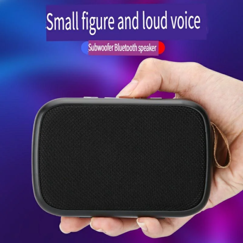 Image of Portable Outdoor Bluetooth 5.0 Mini Speaker with 3D Stereo Sound, Wireless Column Design, HIFI Surround Audio for Music Playback