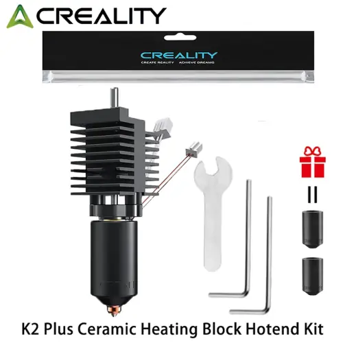Image de Kit Hotend K2 Plus Creality - Buse 0.4mm + Manchons Silicone