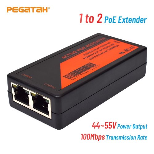 Image de Extender PoE 2 Ports 100 Mbps - Jusqu'à 100m