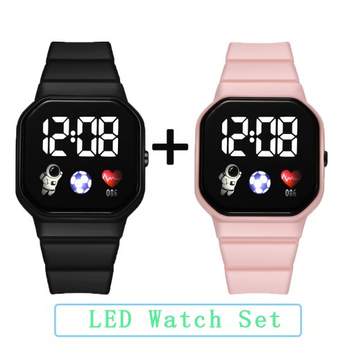 Image de Montre LED Spaceman pour Enfants - Style Sport & Fun