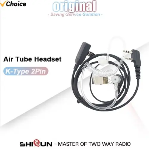 Image de Casque avec Micro pour Talkie-Walkie UV-5R et Modèles Similaires