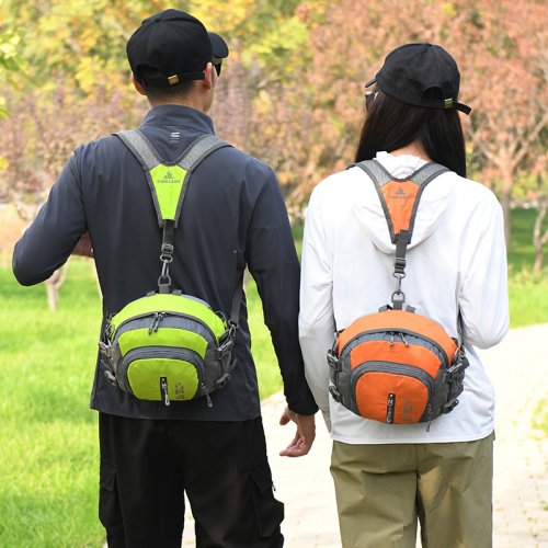 Afbeelding van Waterdichte Heuptas voor Mannen – Ideaal voor Fietsen, Kamperen, Wandelen en Buitensporten met Integrale Waterfleshouder