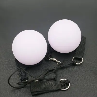 Image de Boules LED RGB pour Danse du Ventre - Poi Lumineux 2 Pièces