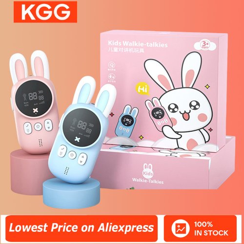 Afbeelding van 2PCS Kids Walkie Talkie Kinderen Cartoon Talkie Walkie Speelgoed Mini Telefoontje 3KM Bereik UHF Radio Interphone jongens Meisjes Gift