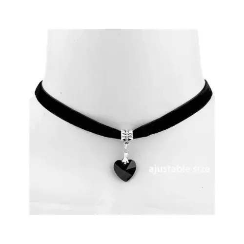 Image de Collier Ras du Cou Cuir Vintage Gothique