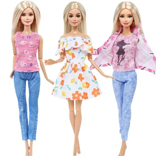 Image de Tenue de Mode pour Poupée - Ensemble Fait Main
