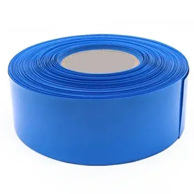 Image de Tubes Thermorétractables PVC Bleus pour Batteries 18650 - 1m