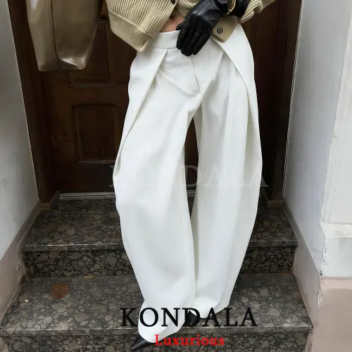 Image de Pantalon Large Chic & Décontracté pour Femme