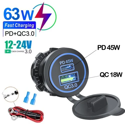 PD QC3.0 mit Draht